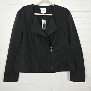 NWT Catherine Malandrino Jacket/Charcoal/XXL